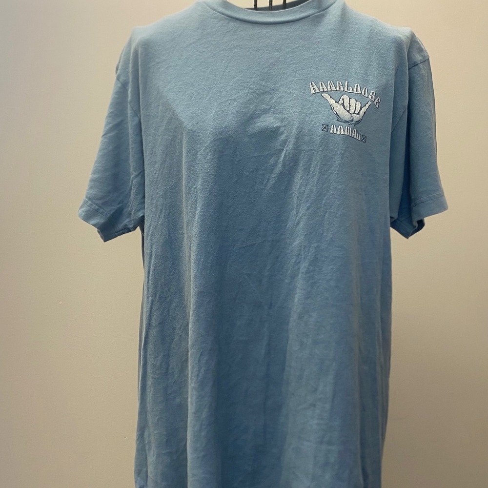Hang Loose Hawaii Graphic T Shirt Shaka Sign Island‎ Vacation Tee NO TAG